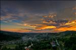 Sunset near Sarajevo